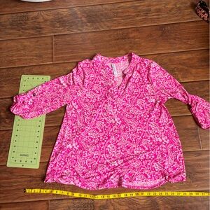 Scarlett Vibrant Pink Floral Top